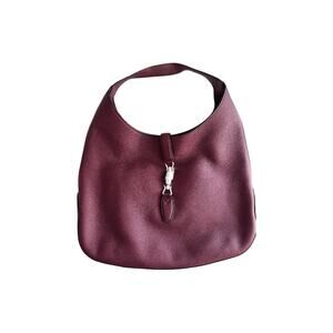 Gucci Burgundy Grain leather Jackie Hobo bag
